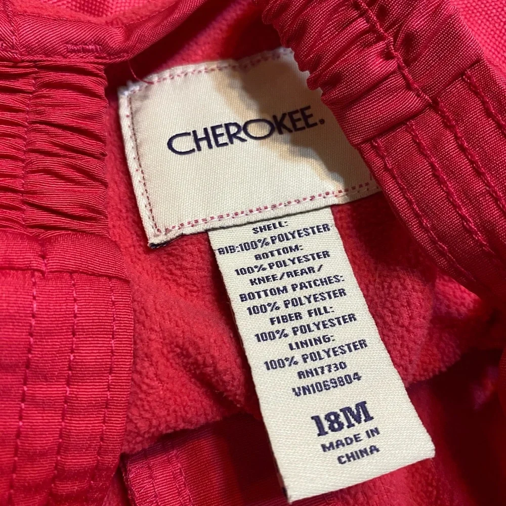 Cherokee 18 Months Girls Snowpants Pink - Picture 3 of 3